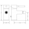 Змішувач для біде GENEBRE Tau (65145184566)